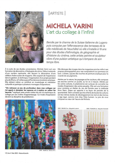 2023 - Maison et Jardin Avril mai magazine Michela Varini