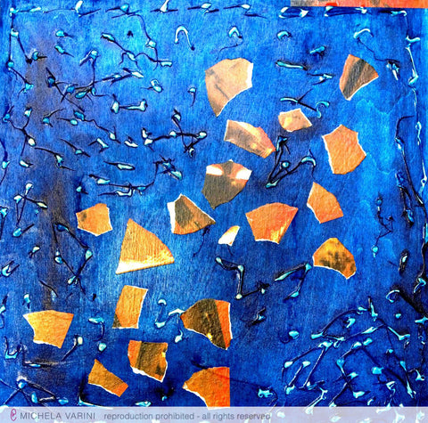 Rosso su fondo blu Michela Varini