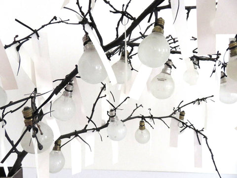 Albero lampadine Michela Varini