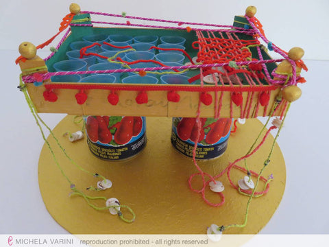 Maquette azzurra-turchese Michela Varini